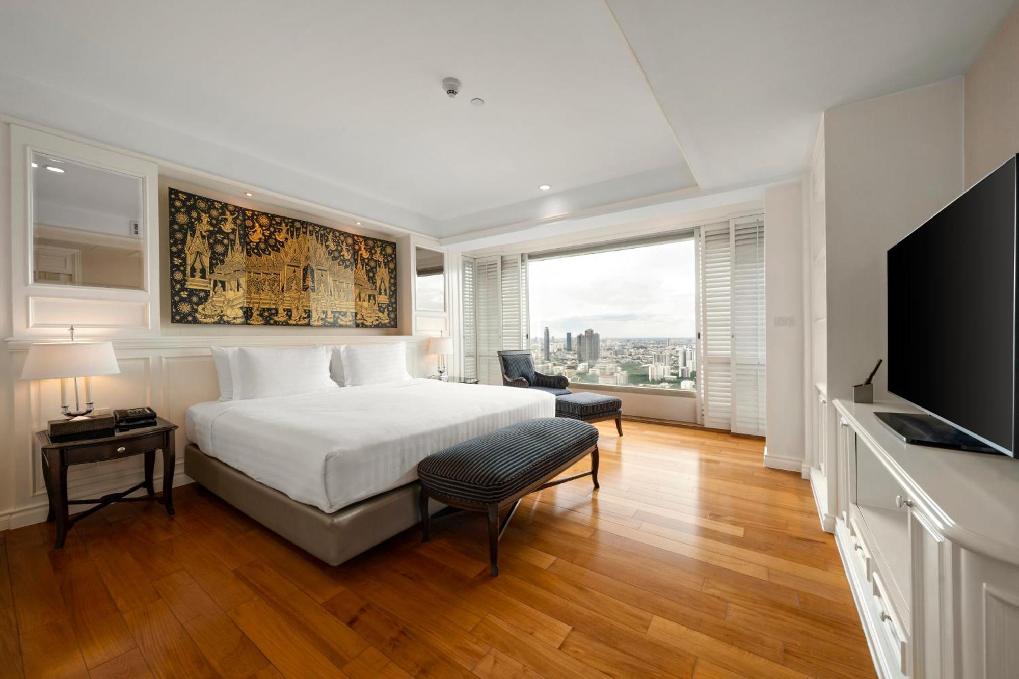 Grande Centre Point Hotel Ratchadamri Bangkok Dış mekan fotoğraf A bedroom at the hotel